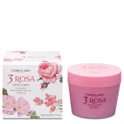3 Rosas Crema Cuerpo, 200ml - L'Erbolario